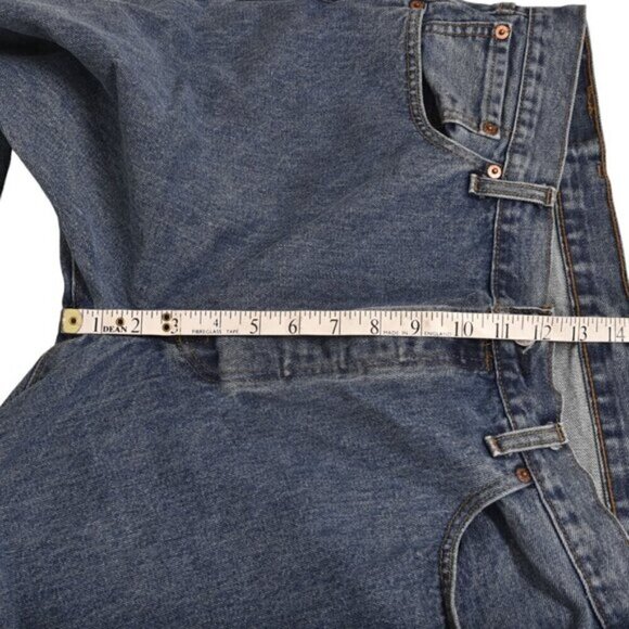 Levi's 501 Medium Stonewash Jeans Blue Size 38x30 - Picture 10 of 11